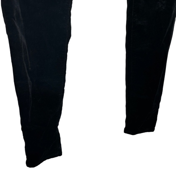 AG The Legging Super Skinny Black Velvet Pants - Picture 3 of 8
